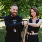 Krisztián Ollári, Lea Podhradská. Delegácia k filmu Dcéra môjho otca © IFF Art Film, Peter Stas Krisztián Ollári, Lea Podhradská. Delegácia k filmu Dcéra môjho otca © IFF Art Film, Peter Stas