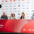 Martin Palúch, Fatih Akin, Zuzana Zvirinská. Tlačová konferencia s laureátom ceny Zlatá kamera © IFF Art Film, Peter Stas Martin Palúch, Fatih Akin, Zuzana Zvirinská. Tlačová konferencia s laureátom ceny Zlatá kamera © IFF Art Film, Peter Stas