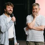 Leonard Geisler, Martin Kaňuch. Úvod k filmu Berlin, Europacity. Blok Krátke filmy III © IFF Art Film, Marek Rohaľ Leonard Geisler, Martin Kaňuch. Úvod k filmu Berlin, Europacity. Blok Krátke filmy III © IFF Art Film, Marek Rohaľ
