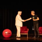Dušan Rapoš, Milan Kolcún. Bez šepkára – talkshow Milana Kolcuna Špeciál © IFF Art Film, Marek Vavruš Dušan Rapoš, Milan Kolcún. Bez šepkára – talkshow Milana Kolcuna Špeciál © IFF Art Film, Marek Vavruš